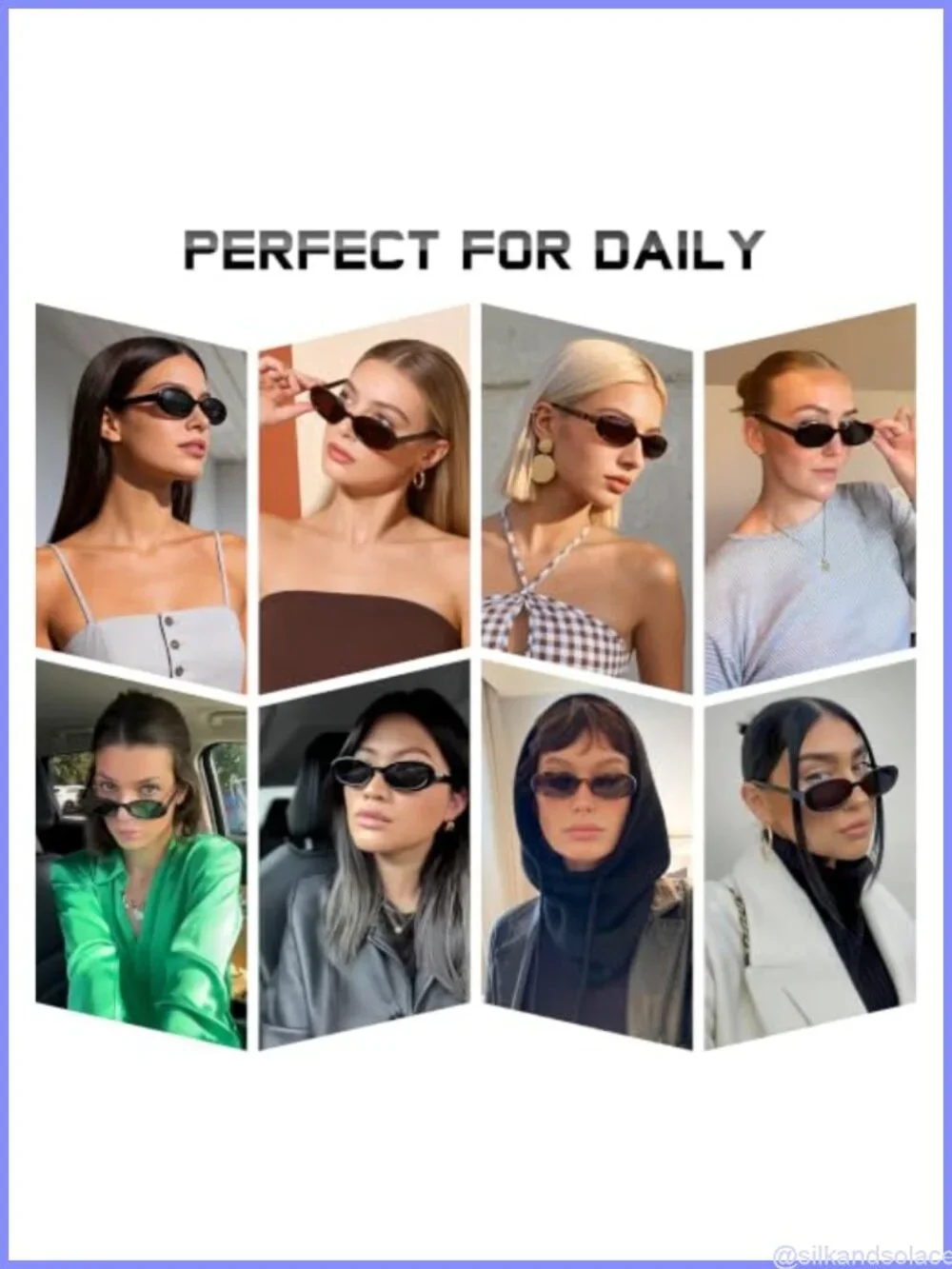 Retro Oval Sunglasses UV400 Polarized Lightweight Driving Shades